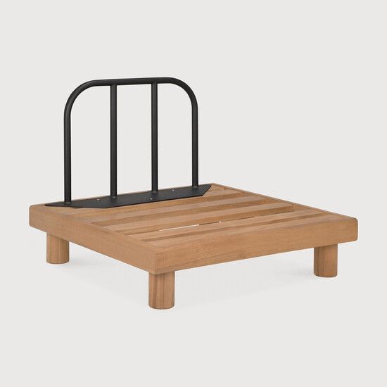 Monocle outdoor modular sofa frame - Natural - 83 x 83 x 64 cm (10170254) by Ethnicraft