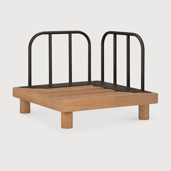 Monocle outdoor modular sofa frame - Natural - 83 x 83 x 64 cm (10170256) by Ethnicraft