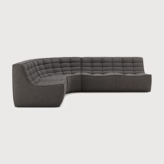 N701 modular sofa set - Dark Grey - 260 x 200 x 76 cm (10S21984) by Ethnicraft
