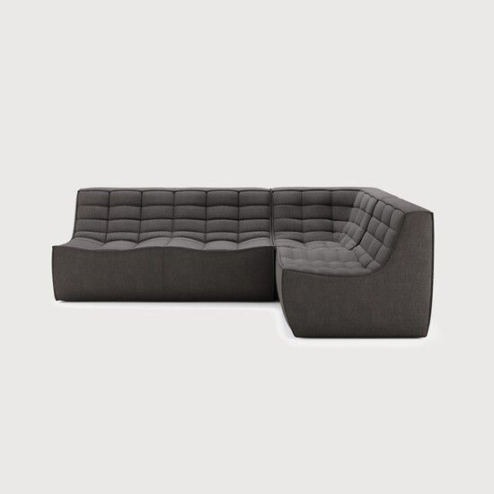 N701 modular sofa set - Dark Grey - 231 x 171 x 76 cm (10S21987) by Ethnicraft