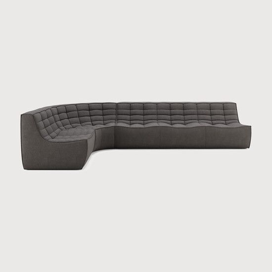 N701 modular sofa set - Dark Grey - 330 x 200 x 76 cm (10S21992) by Ethnicraft