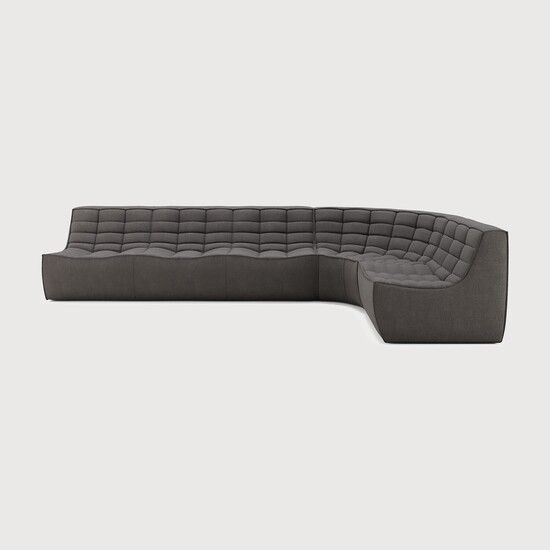 N701 modular sofa set - Dark Grey - 330 x 200 x 76 cm (10S21994) by Ethnicraft