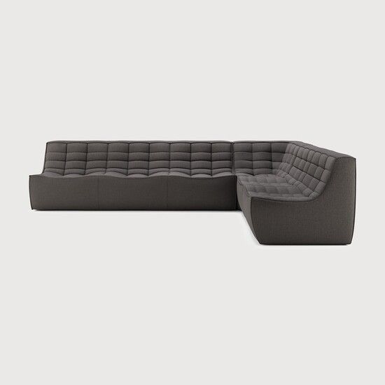 N701 modular sofa set - Dark Grey - 301 x 231 x 76 cm (10S21999) by Ethnicraft