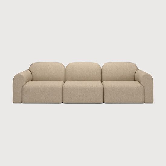 Bulky modular sofa set - Almond - 270 x 95 x 75 cm (10S22251) by Ethnicraft