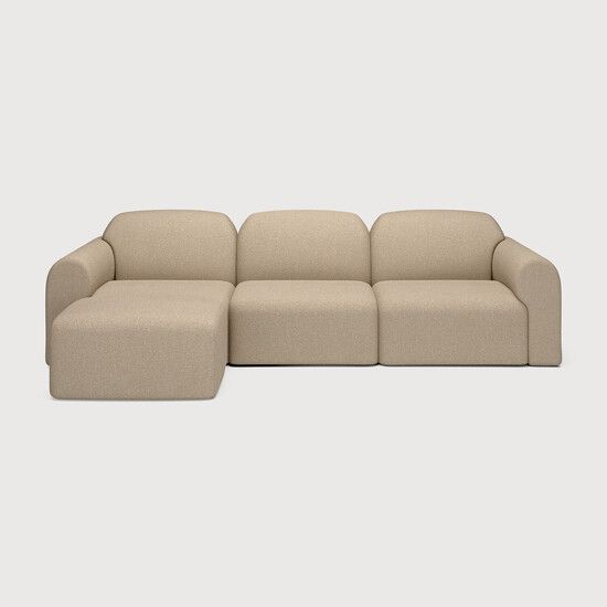 Bulky modular sofa set - Almond - 270 x 175 x 75 cm (10S22256) by Ethnicraft