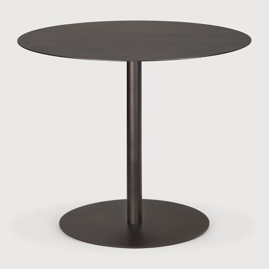 Blend dining table - Dark Bronze - 90 x 90 x 76 cm (10S60122) by Ethnicraft