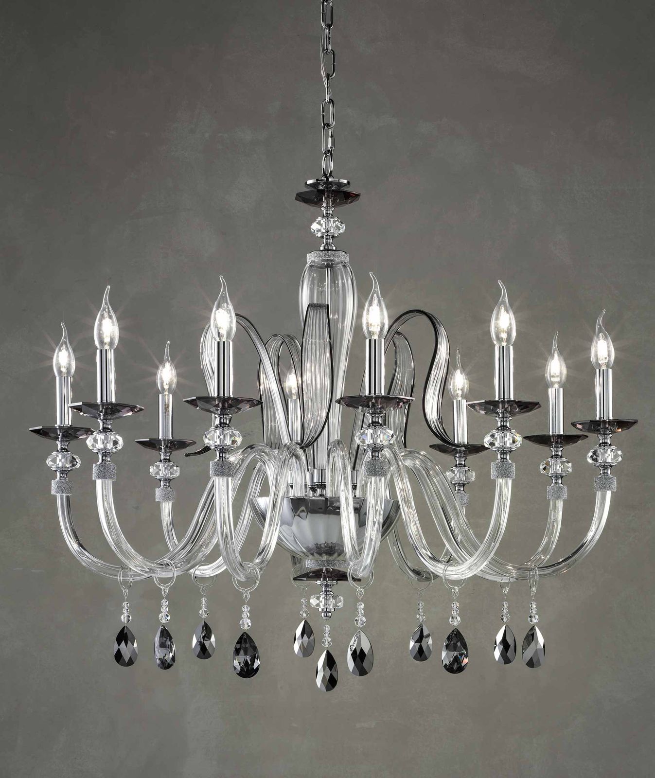 AMELIE L10 - Crystal chandelier with Swarovski® Crystals by Euroluce Lampadari