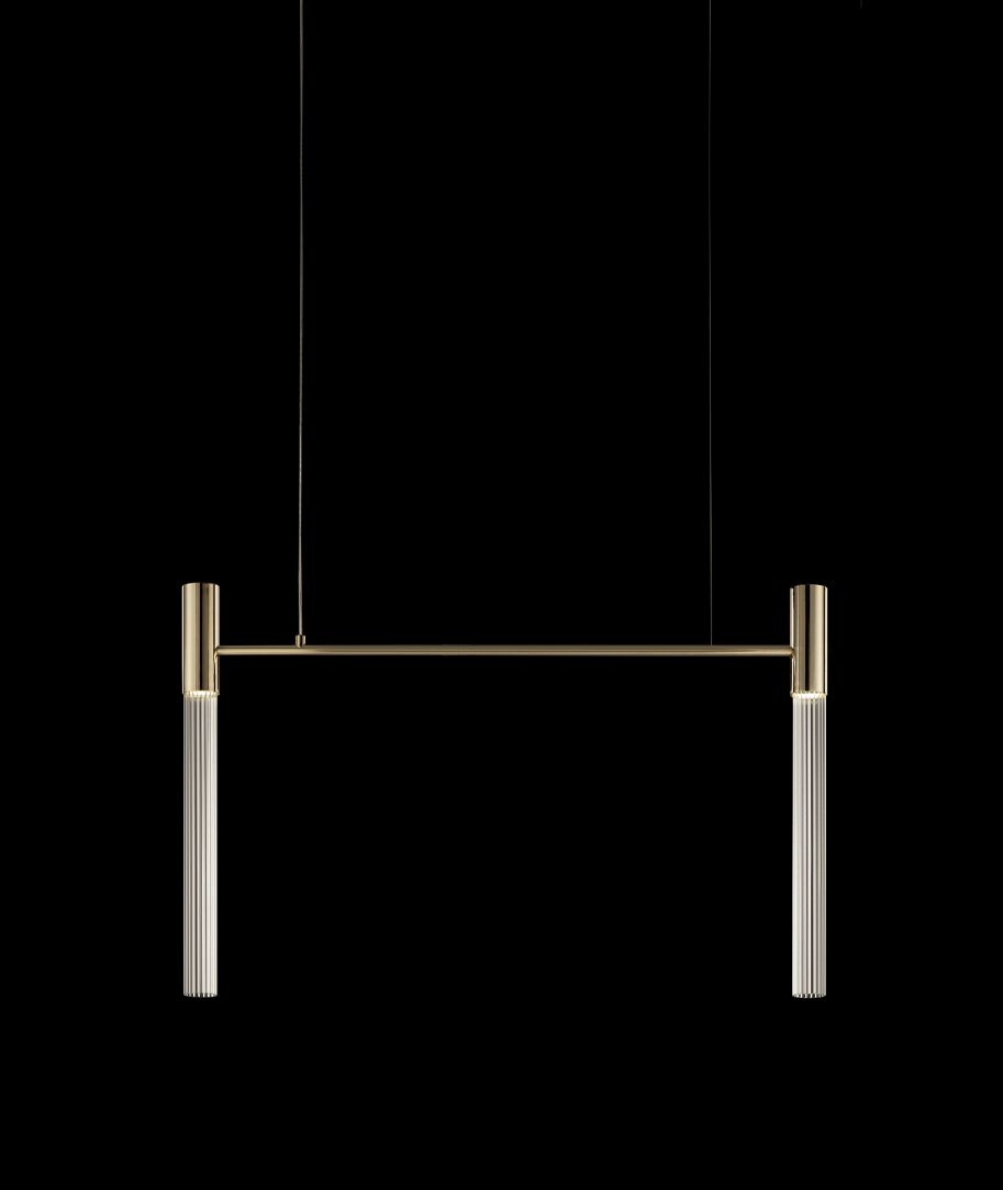 Linea S2D tube 40 by Euroluce Lampadari