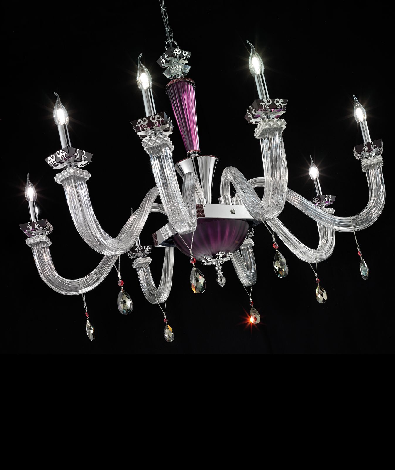 MUSEUM L8 - Chandelier with Swarovski® Crystals by Euroluce Lampadari