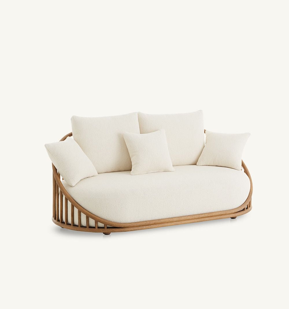 Cask loveseat by EXPORMIM