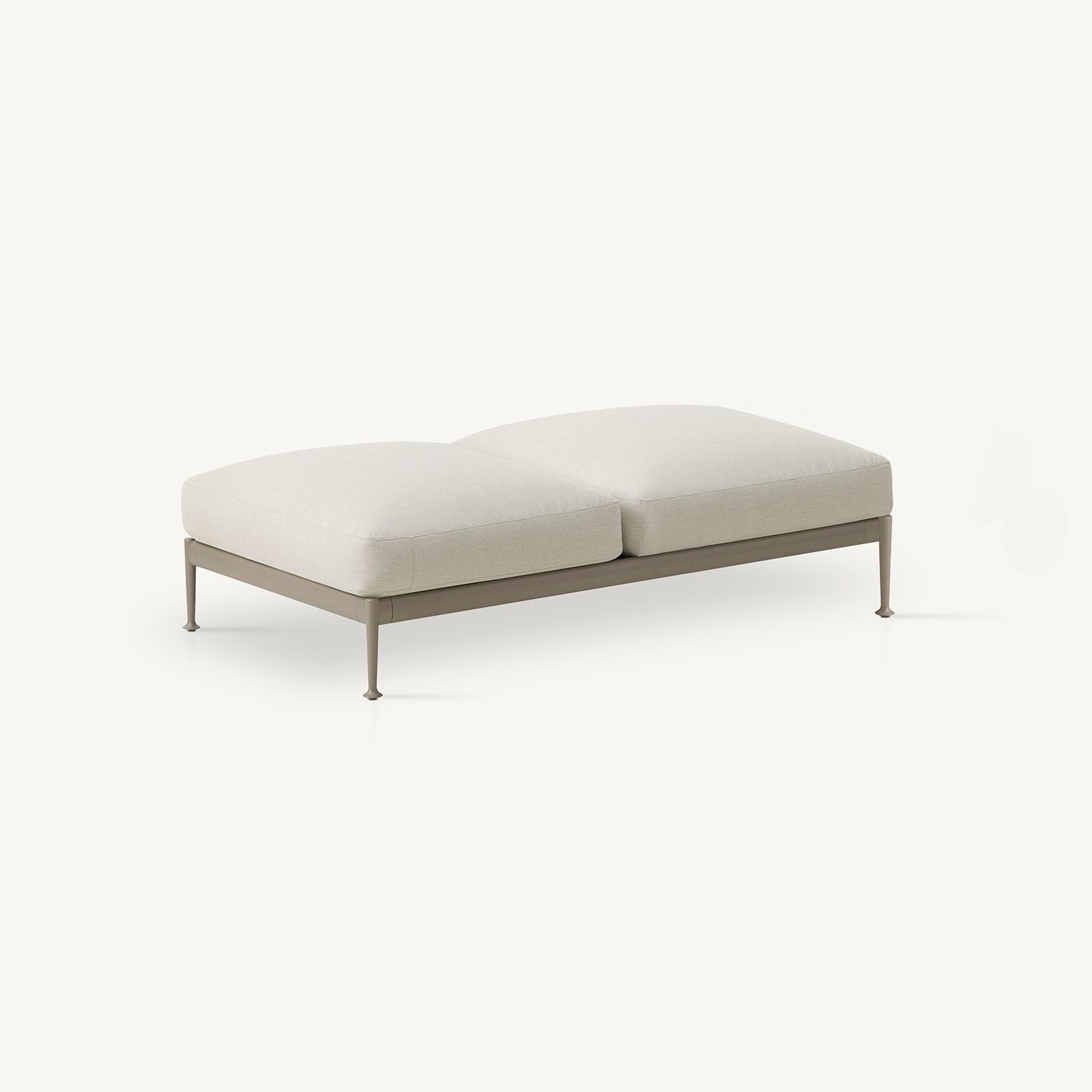 Obi double footstool by EXPORMIM