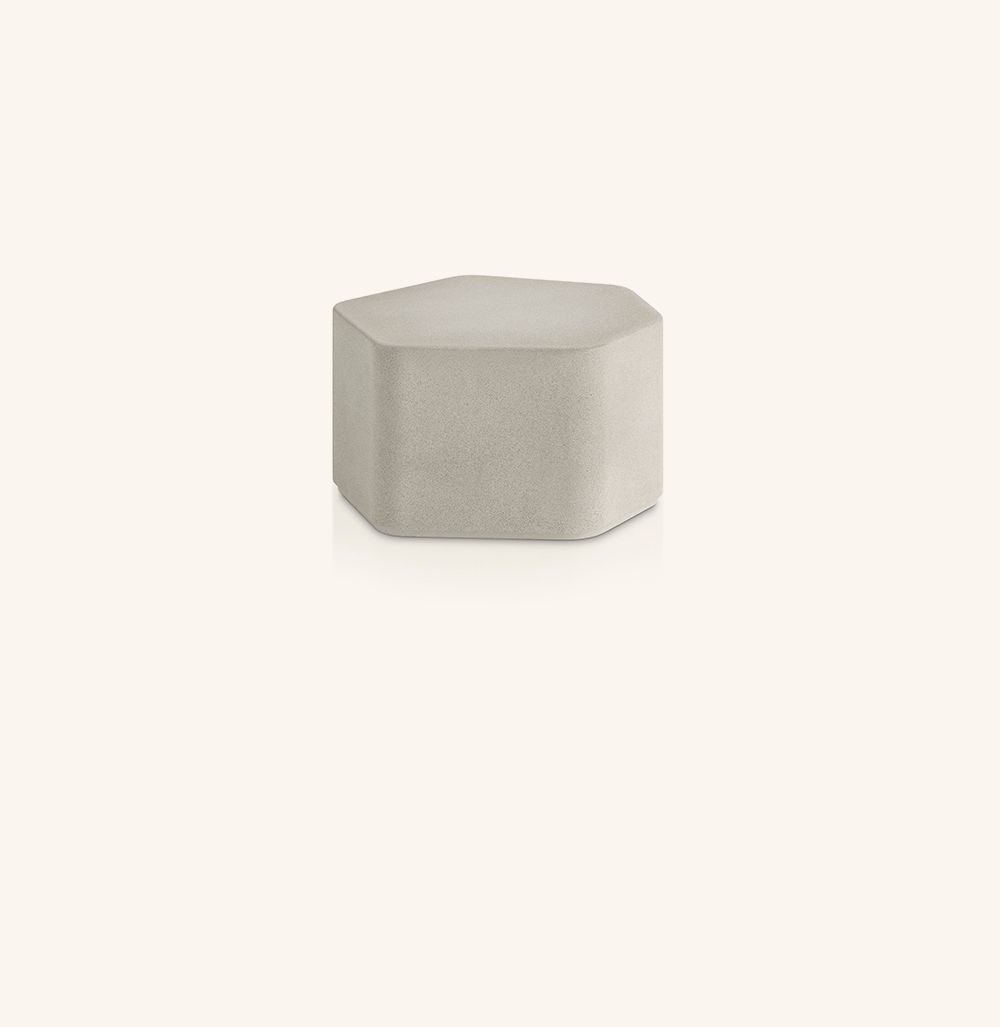 Talo outdoor hexagonal dining table by EXPORMIM