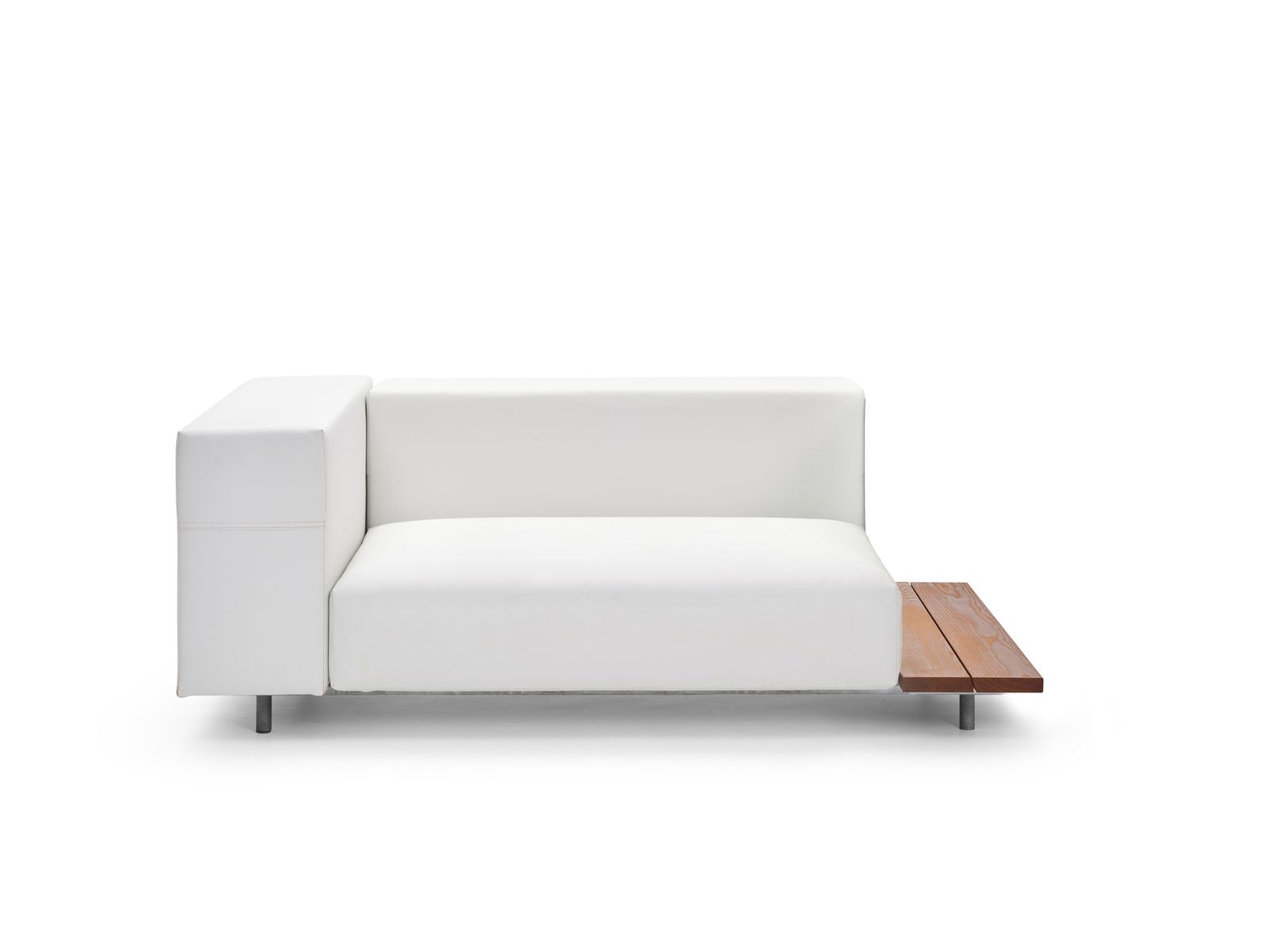 Walrus corner seat with side table by Extremis