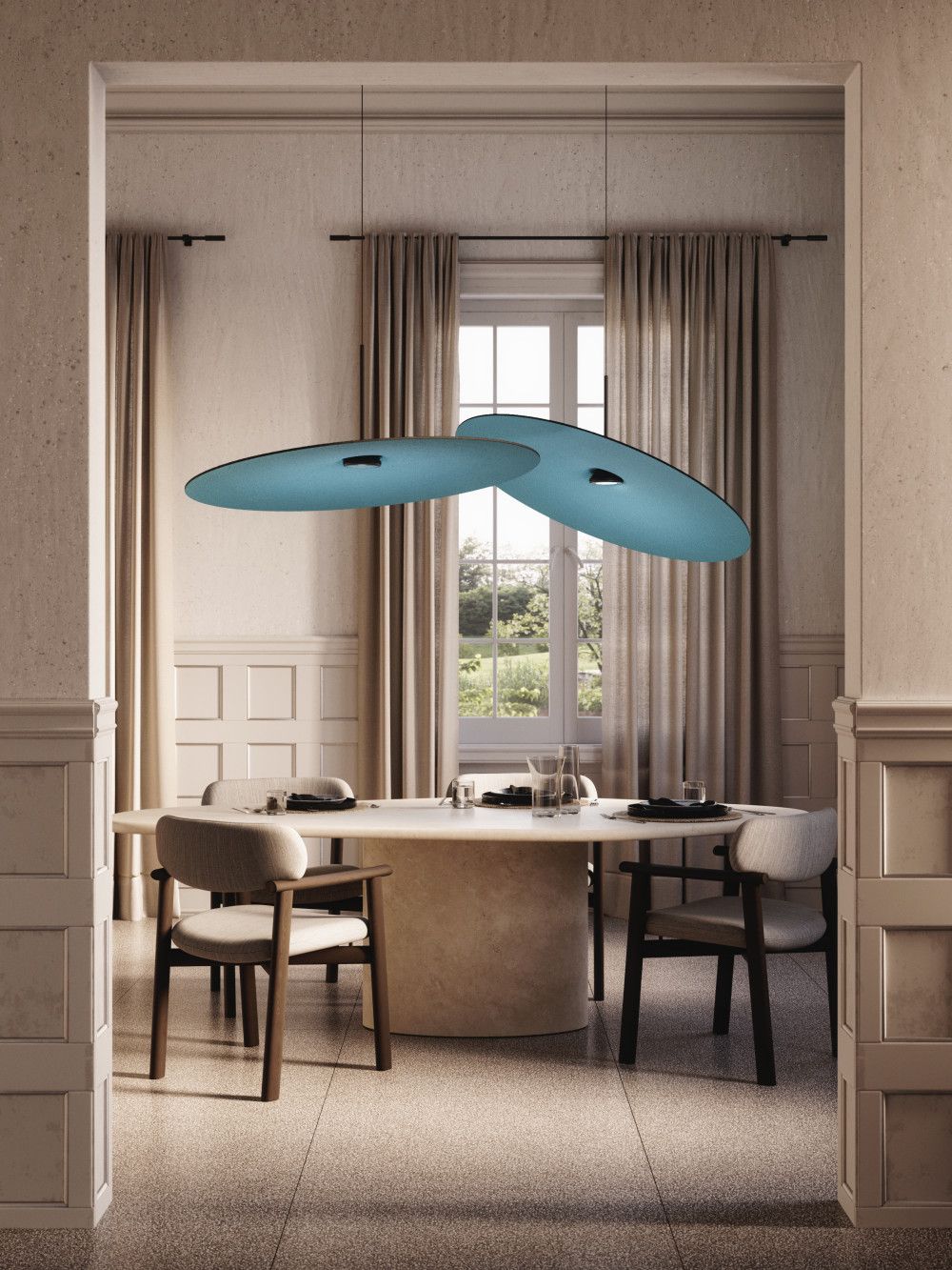 Acustica F58 Pendant lamp by Fabbian