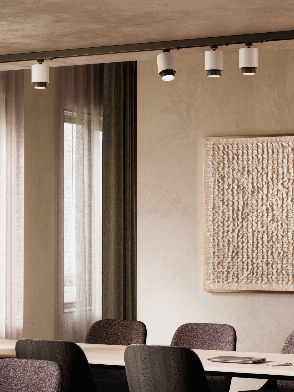 Claque F43 Track light by Fabbian