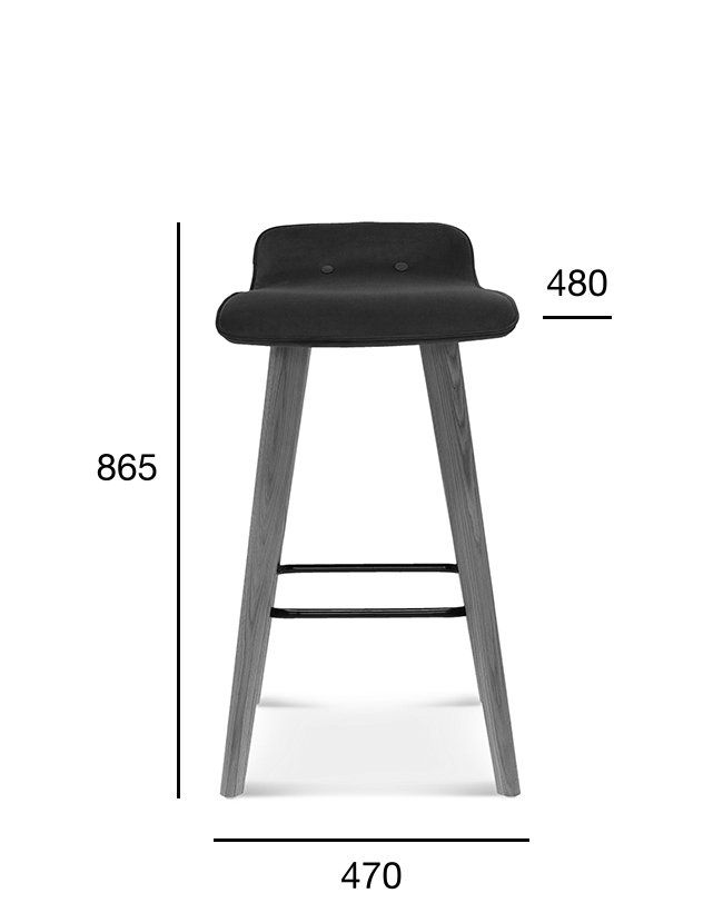 Cleo bar stool BST-1603 by Fameg