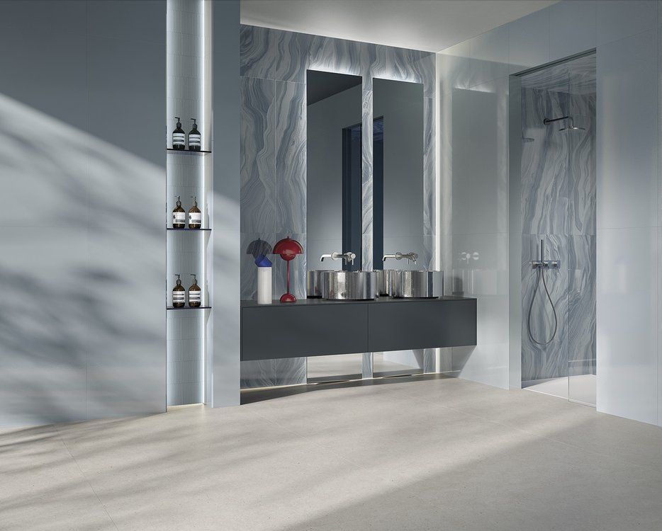RIFLESSI CIELO Materia by FAP ceramiche