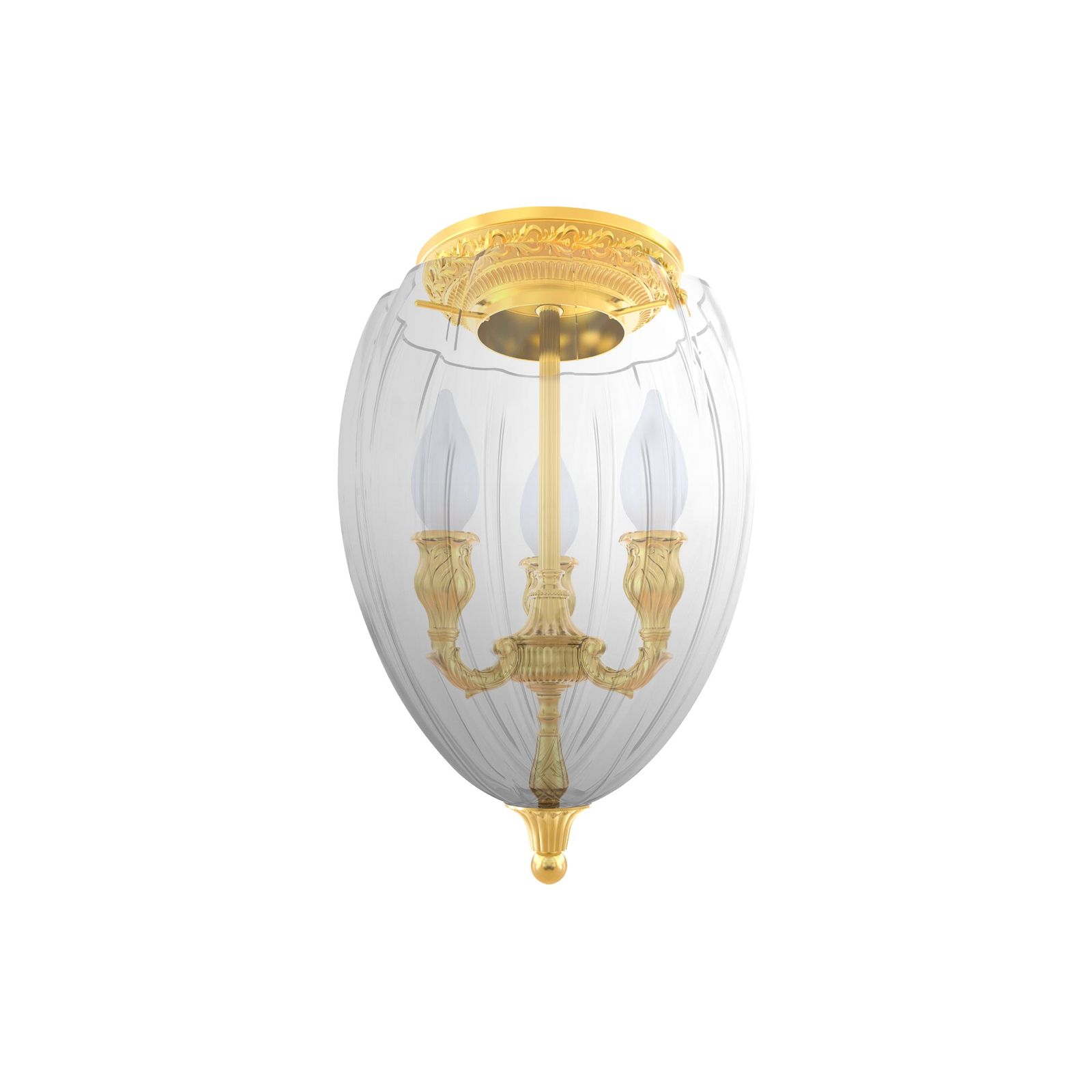 Classic ceiling lamp BOLOGNA I & II by FEDE