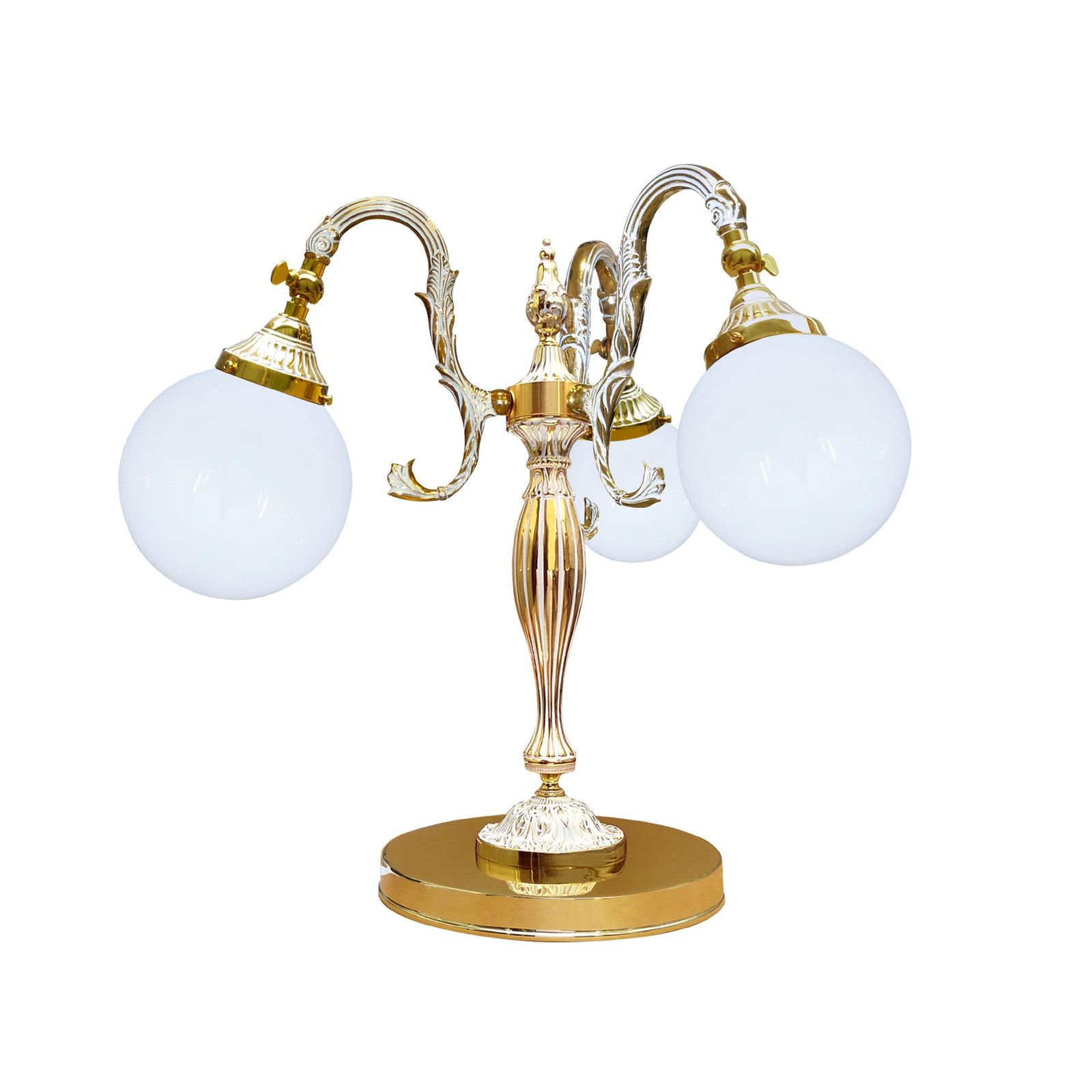 CATANIA II GLASS table lamp by FEDE