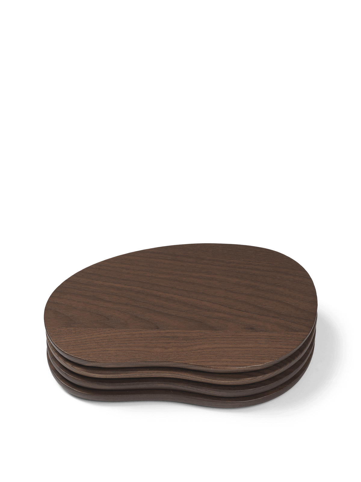 Cairn Butter Boards - Set of 4 - Dark Brown by Ferm Living
