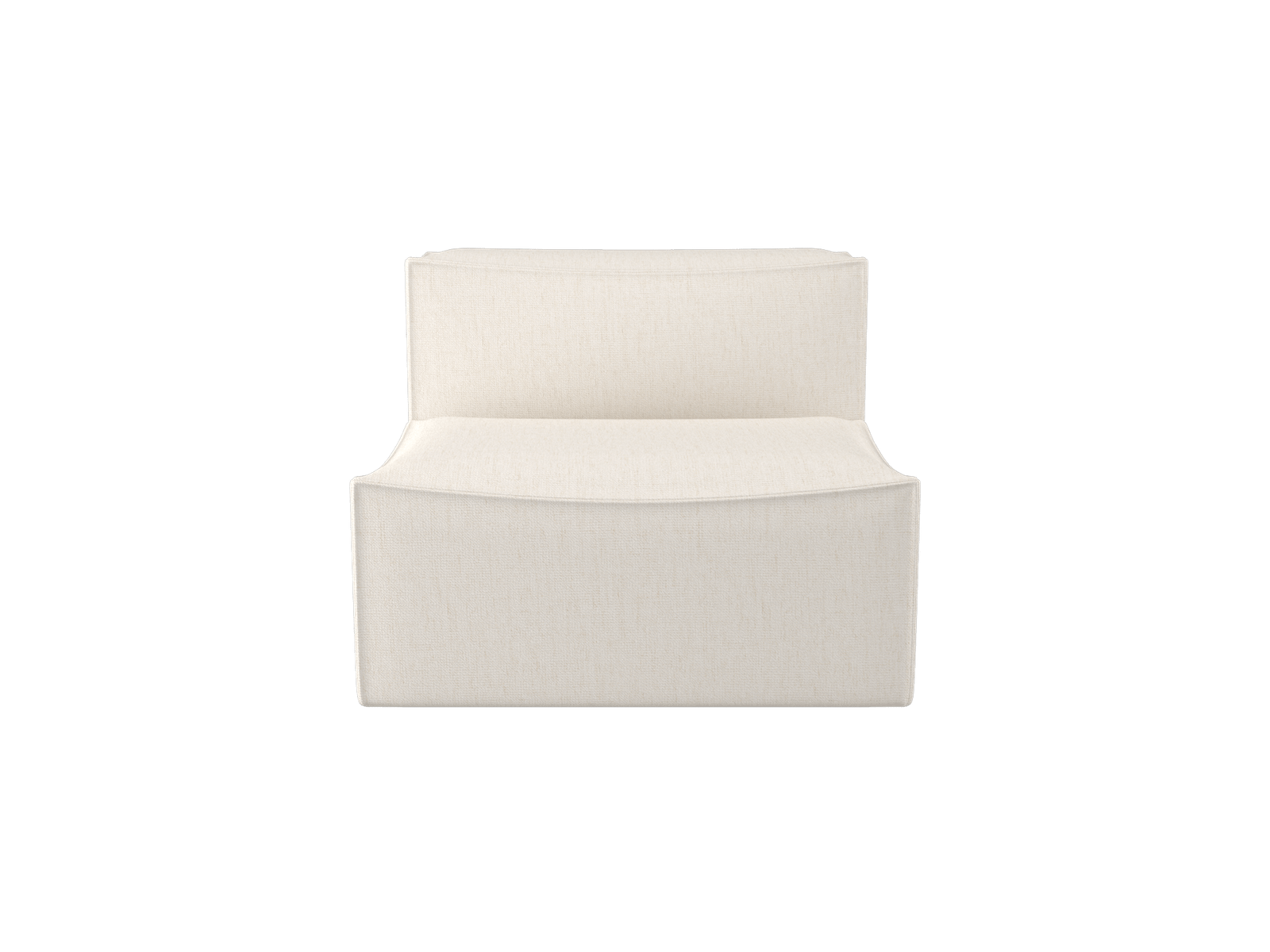 Catena Sofa Center S100 - Bouclé - Off-White by Ferm Living