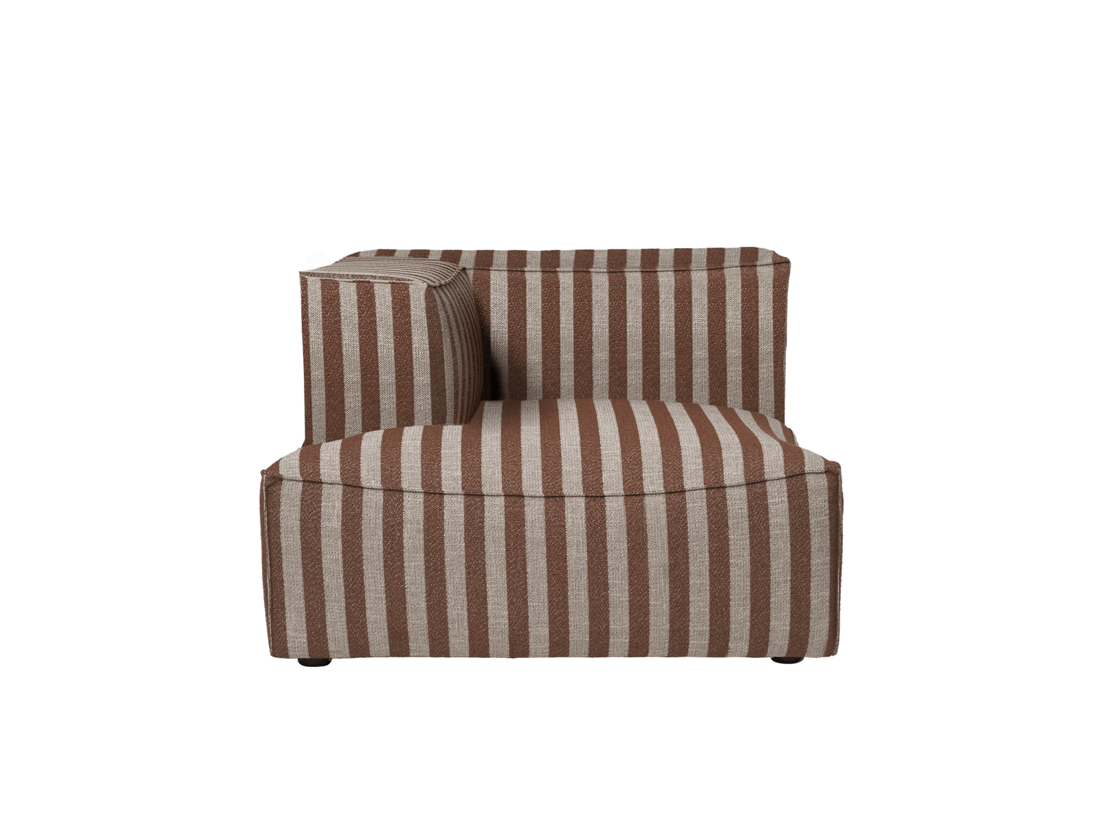 Catena Sofa Chaise Longue Left L600 - Louisiana - Sand/Chocolate by Ferm Living