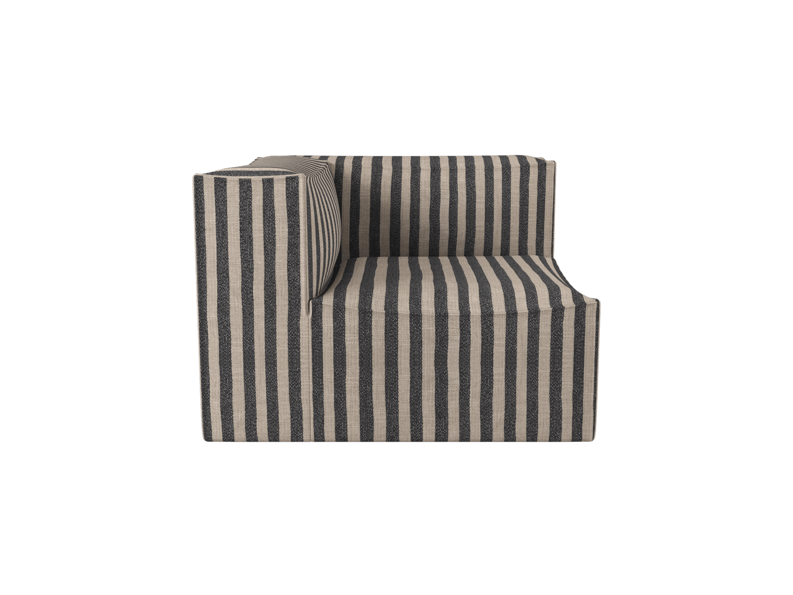 Catena Sofa Connect Corner L200 - Louisiana - Sand/Black by Ferm Living