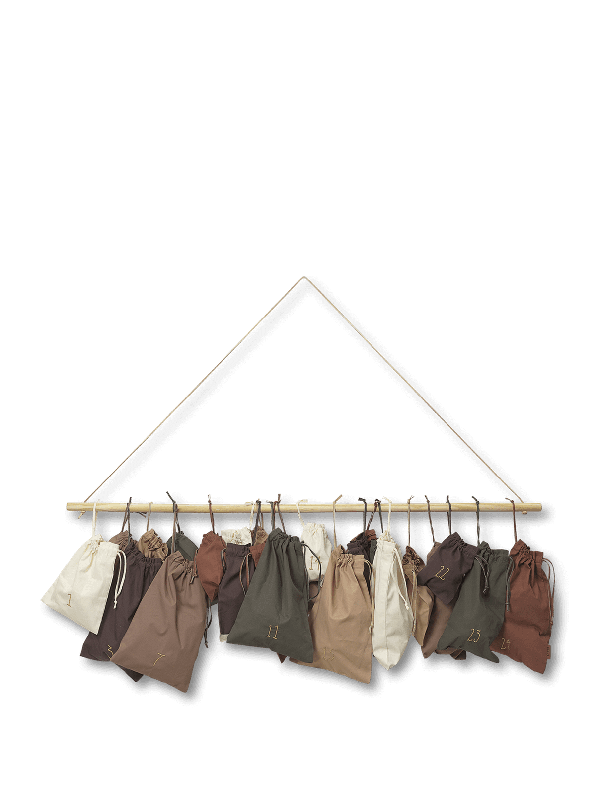 Christmas Countdown - 24 bags - Multi by Ferm Living