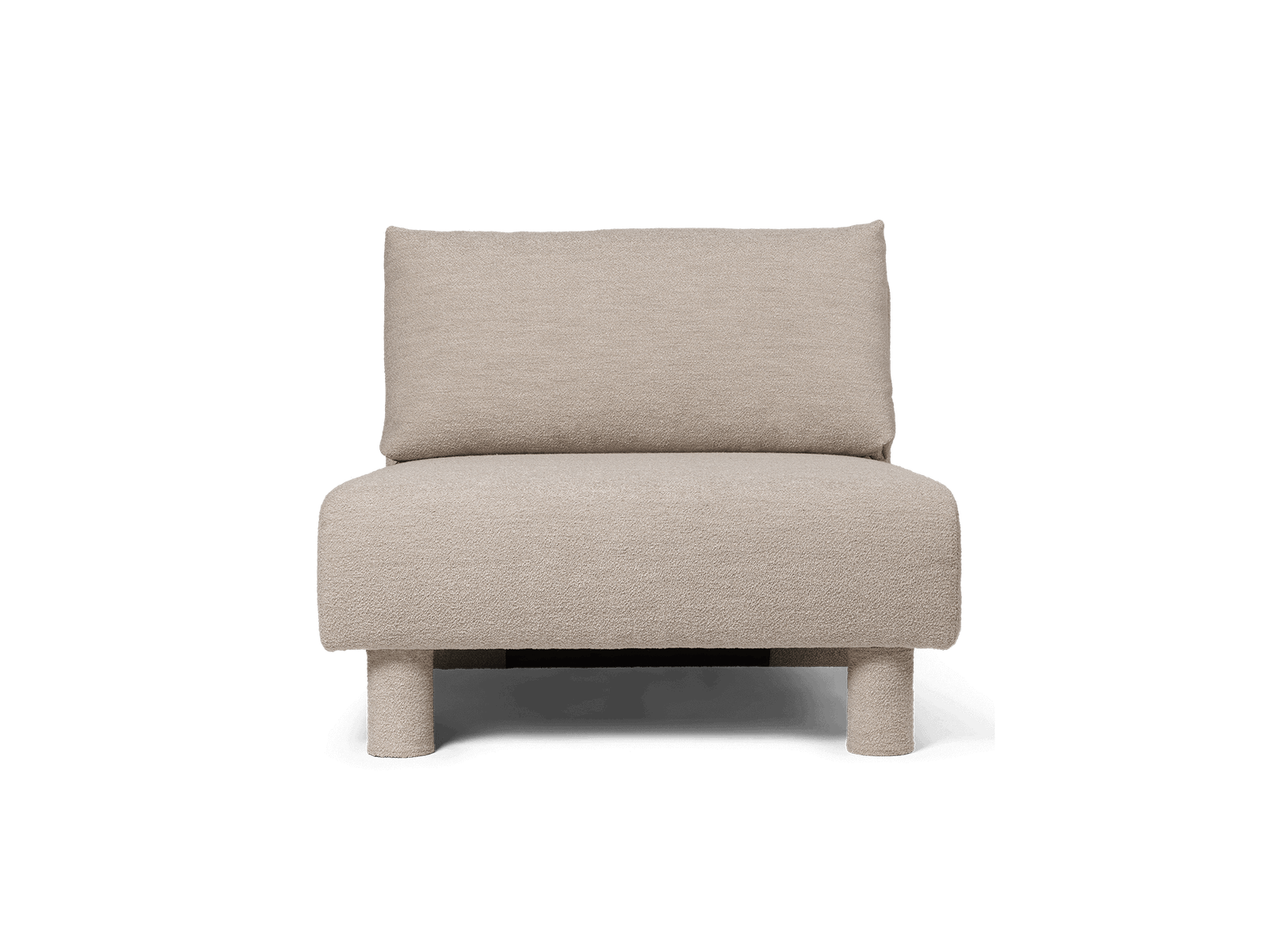 Dase Sofa Center - Soft Bouclé - Natural by Ferm Living