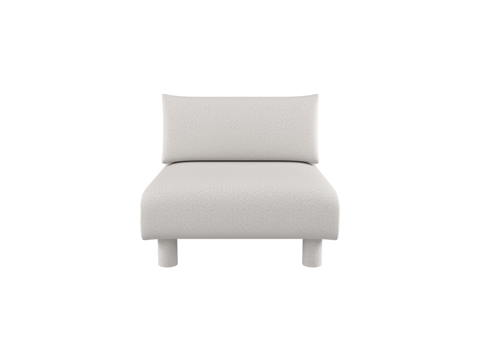 Dase Sofa Center - Soft Bouclé - Off-white/Sand by Ferm Living
