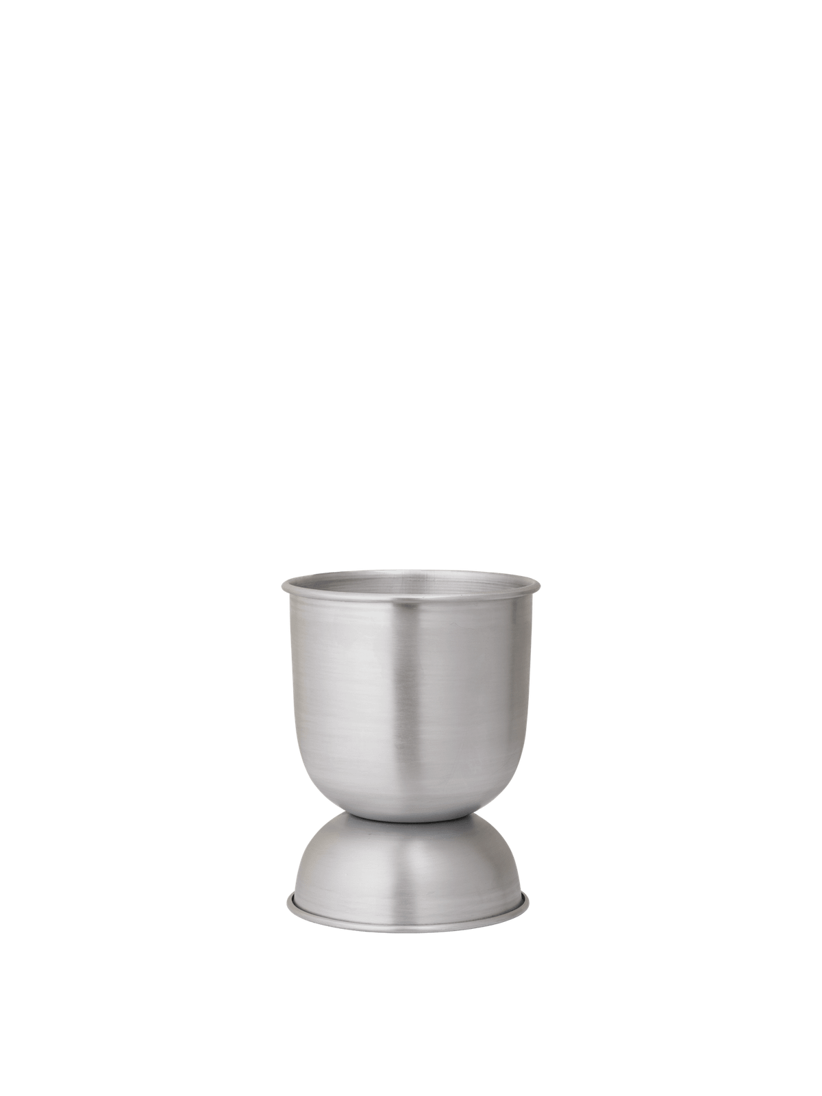 Hourglass Pot - Extra Small - Aluminium by Ferm Living