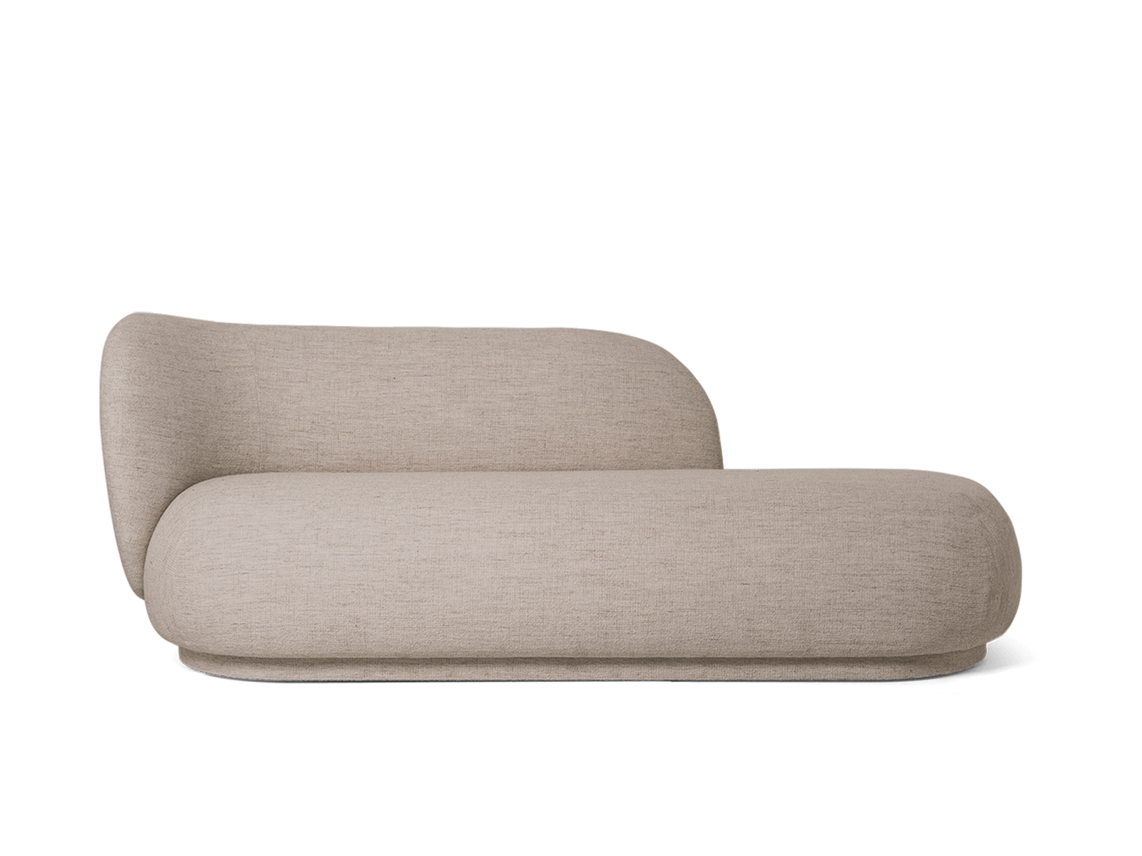 Rico Divan Left - Bouclé - Sand by Ferm Living