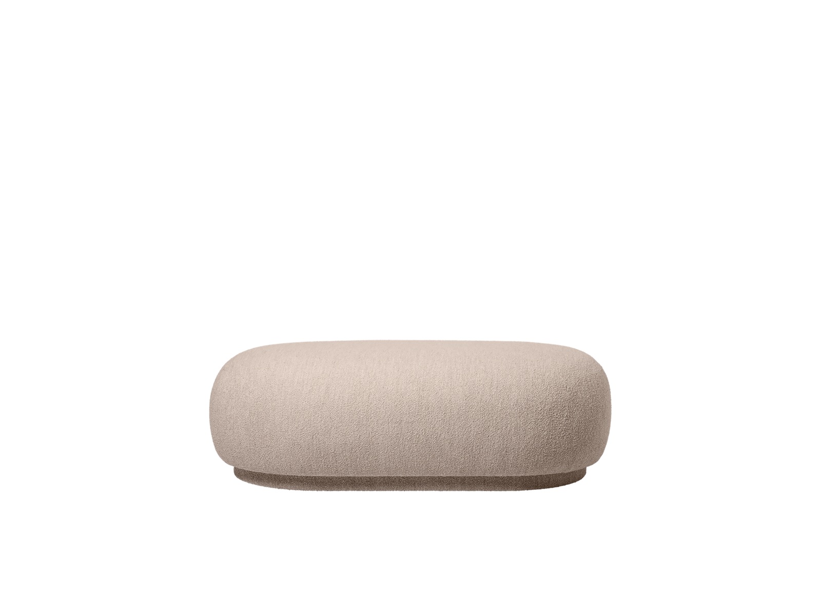 Rico Ottoman - Soft Bouclé - Natural by Ferm Living