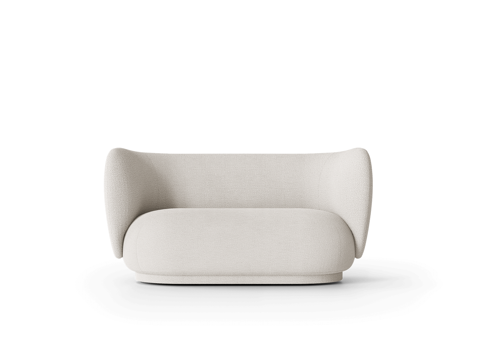 Rico Sofa 2-seater - Bouclé - Off-White by Ferm Living