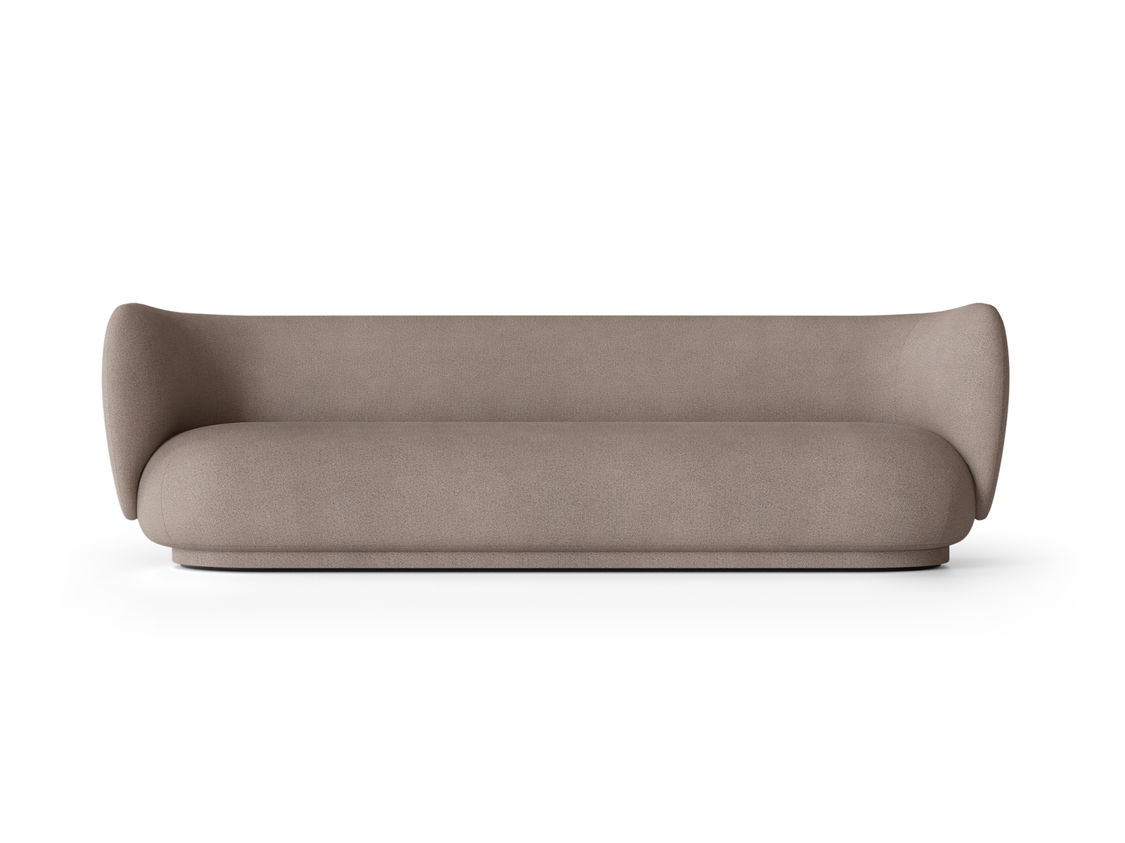 Rico Sofa 4-seater - Brushed - Warm Grey by Ferm Living