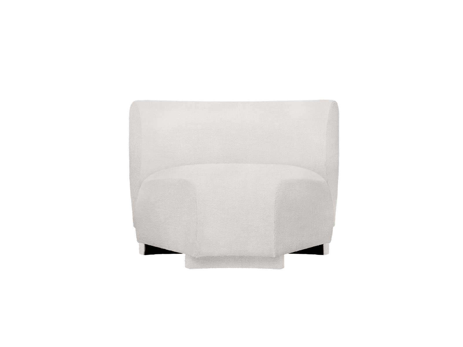 Rico Sofa Corner - Narrow - Bouclé - Off-White by Ferm Living