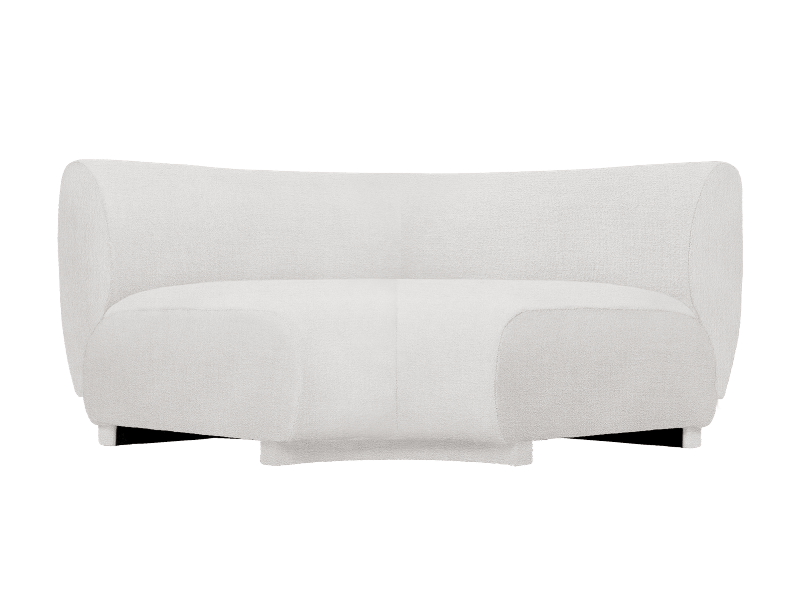 Rico Sofa Corner - Wide - Bouclé - Off-White by Ferm Living