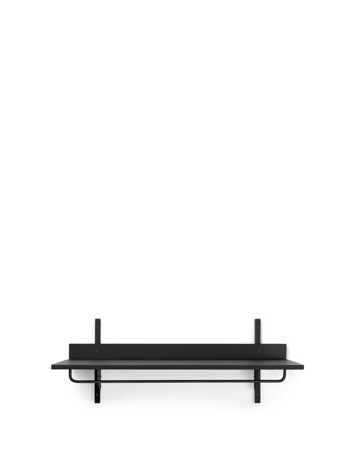Sector Rack Shelf - Black Ash/Black Brass by Ferm Living