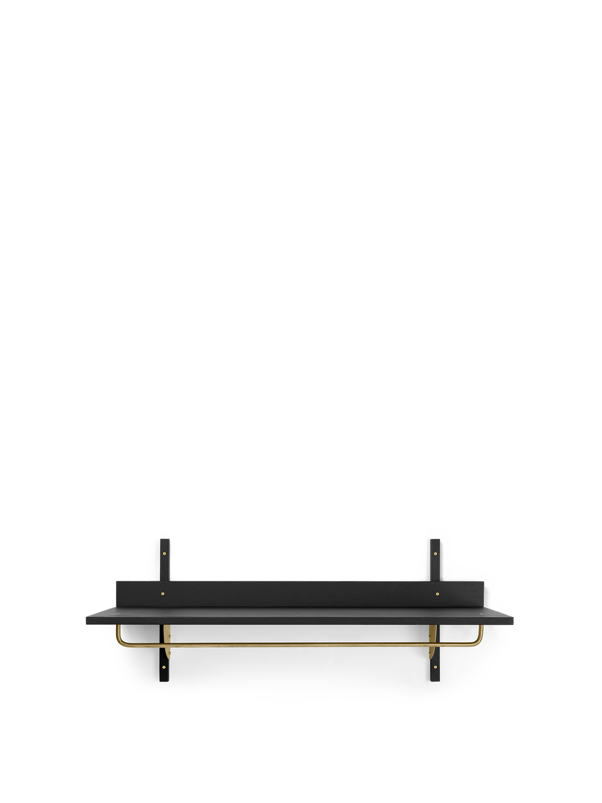 Sector Rack Shelf - Black Ash/Brass by Ferm Living