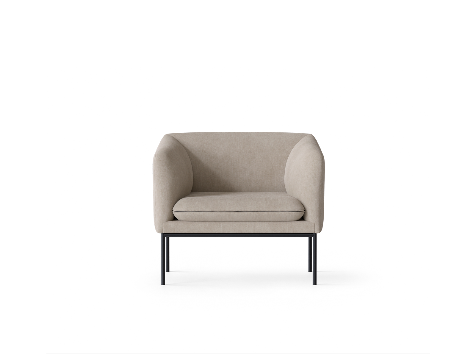 Turn 1-Seater - Cotton Linen - Natural by Ferm Living