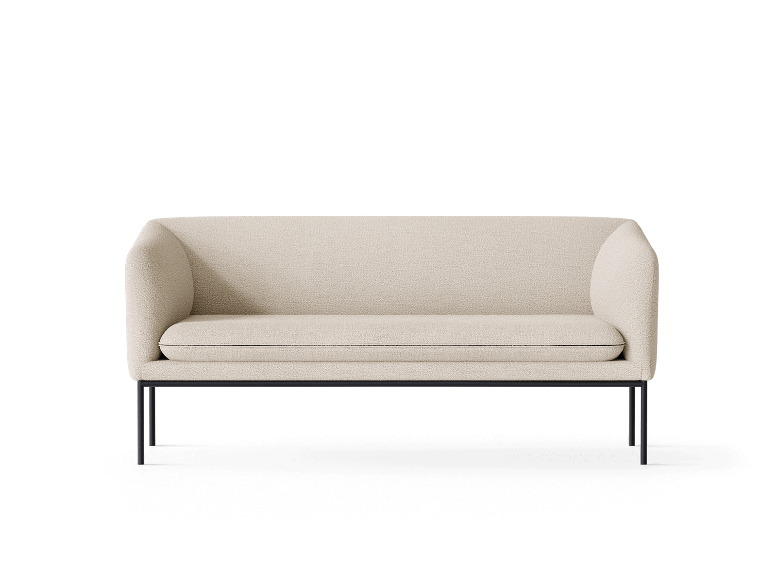Turn Sofa 2-seater - Bouclé - Off-White by Ferm Living