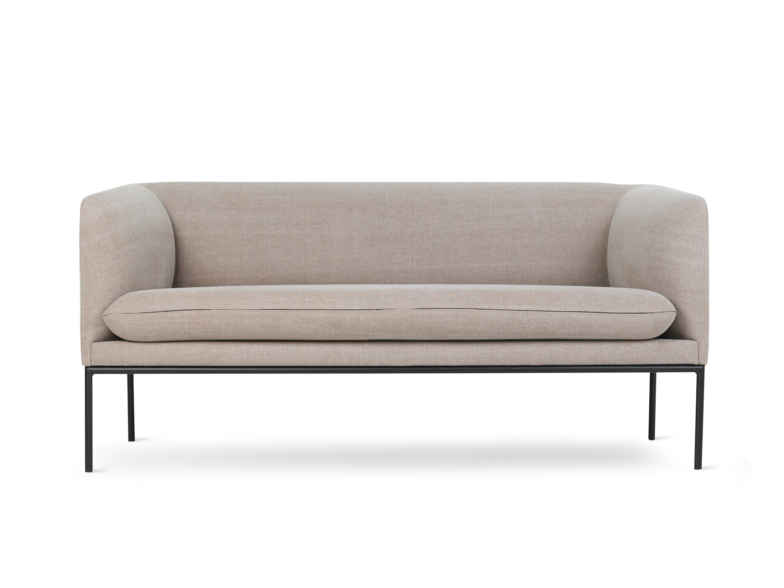 Turn Sofa 2-seater - Cotton Linen - Natural by Ferm Living