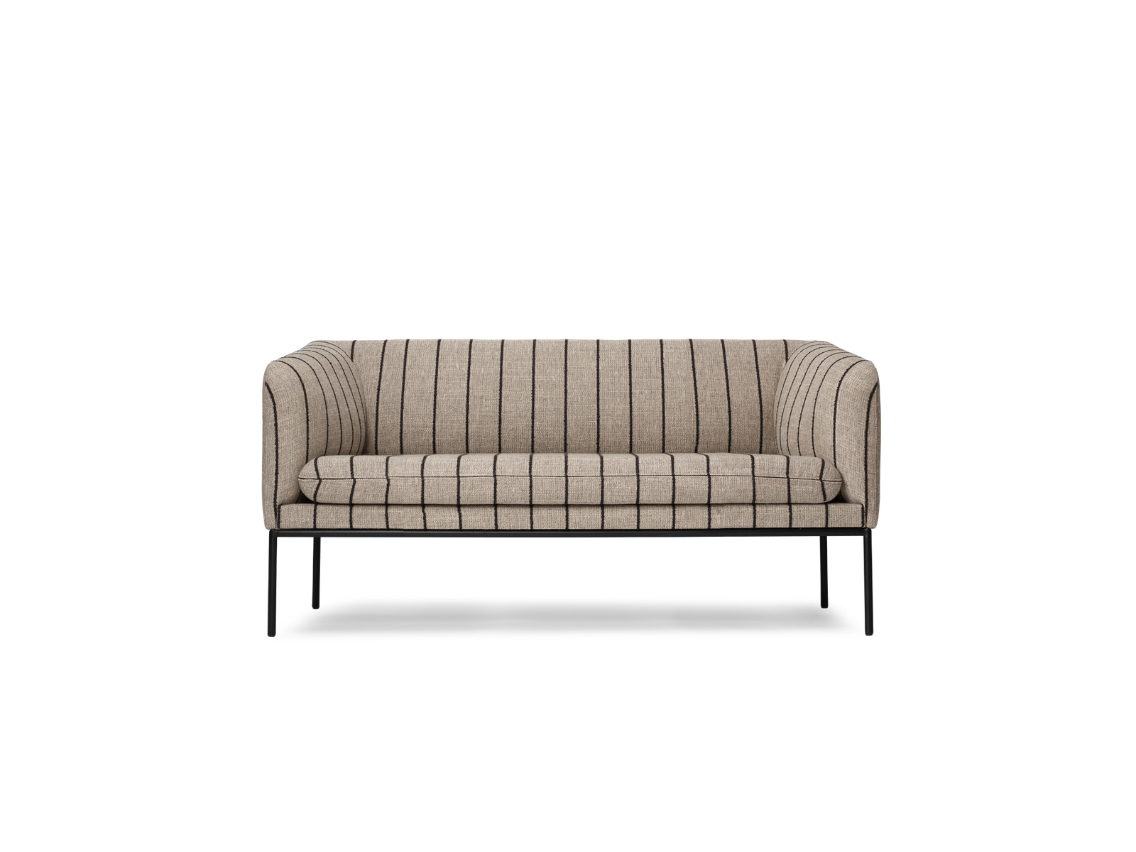 Turn Sofa 2-seater - Pasadena - Sand/Black by Ferm Living
