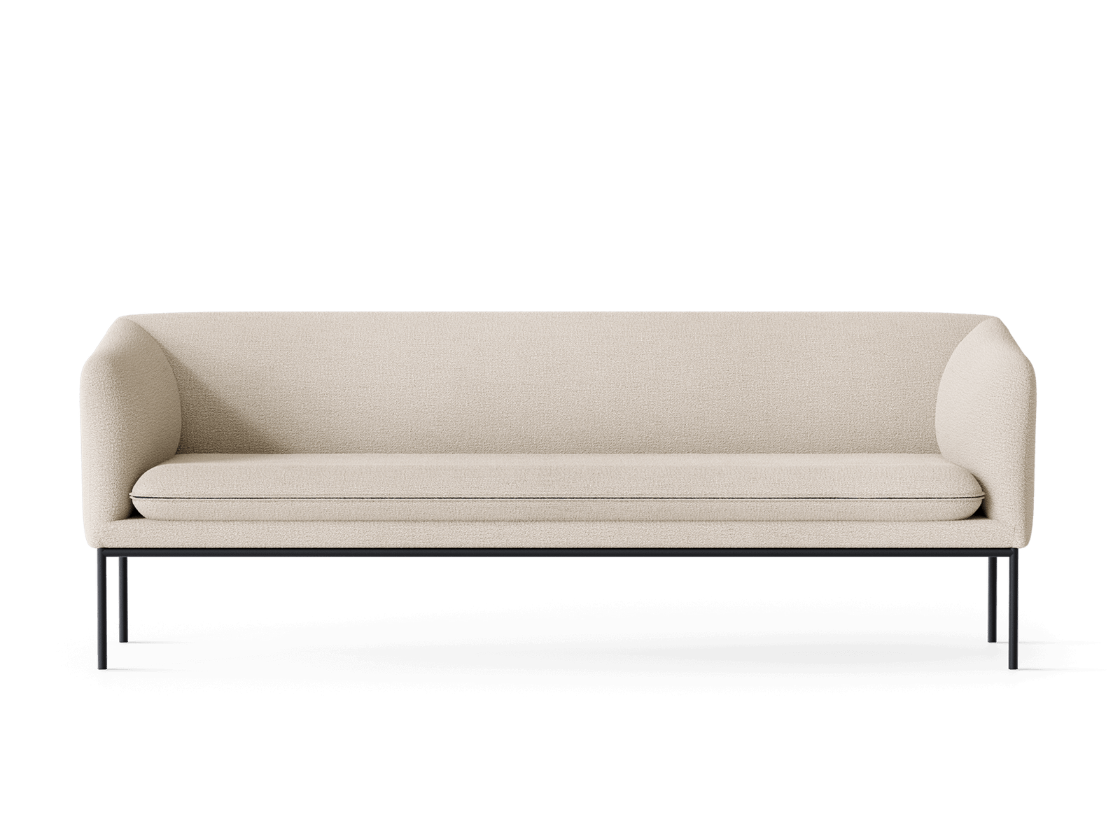 Turn Sofa 3-seater - Bouclé - Off-White by Ferm Living