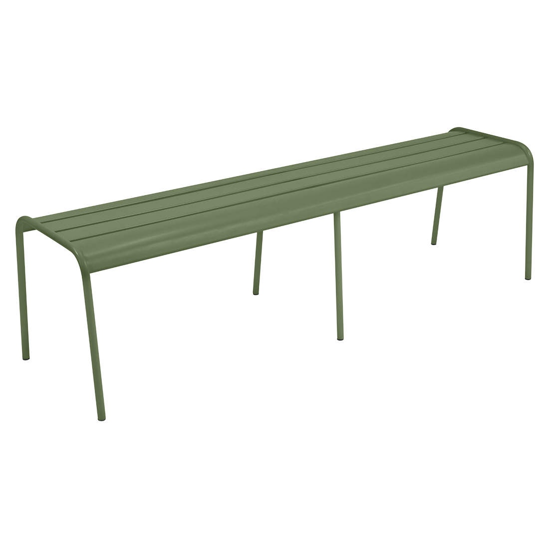 Banquette Monceau Xl bench, outdoor furniture of steel by Fermob