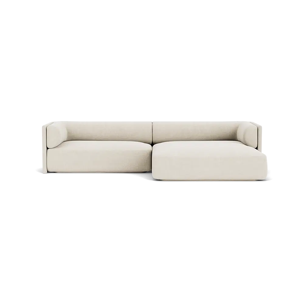 Bolster Corner Sofa Divan - right - Alpine Natural - 01 by Fest Amsterdam