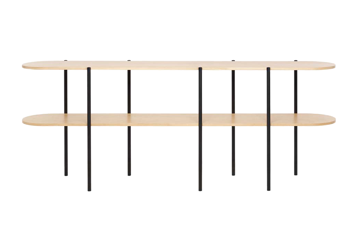 Sonia shelving system - low - Oak by Fest Amsterdam