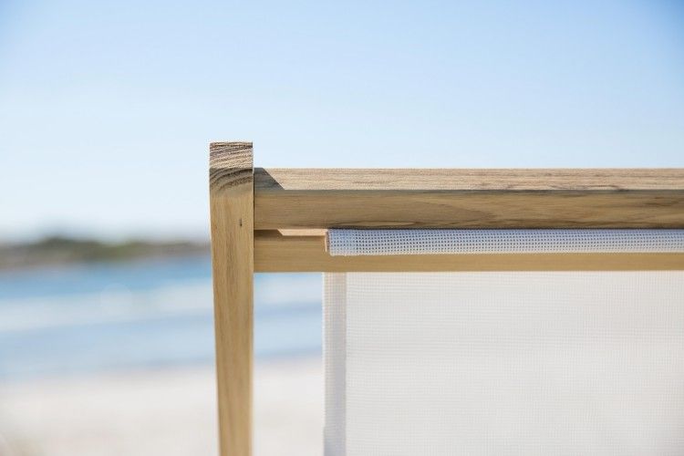 RELAX - Sdraio da esterno in legno di Frassino by Fiam srl