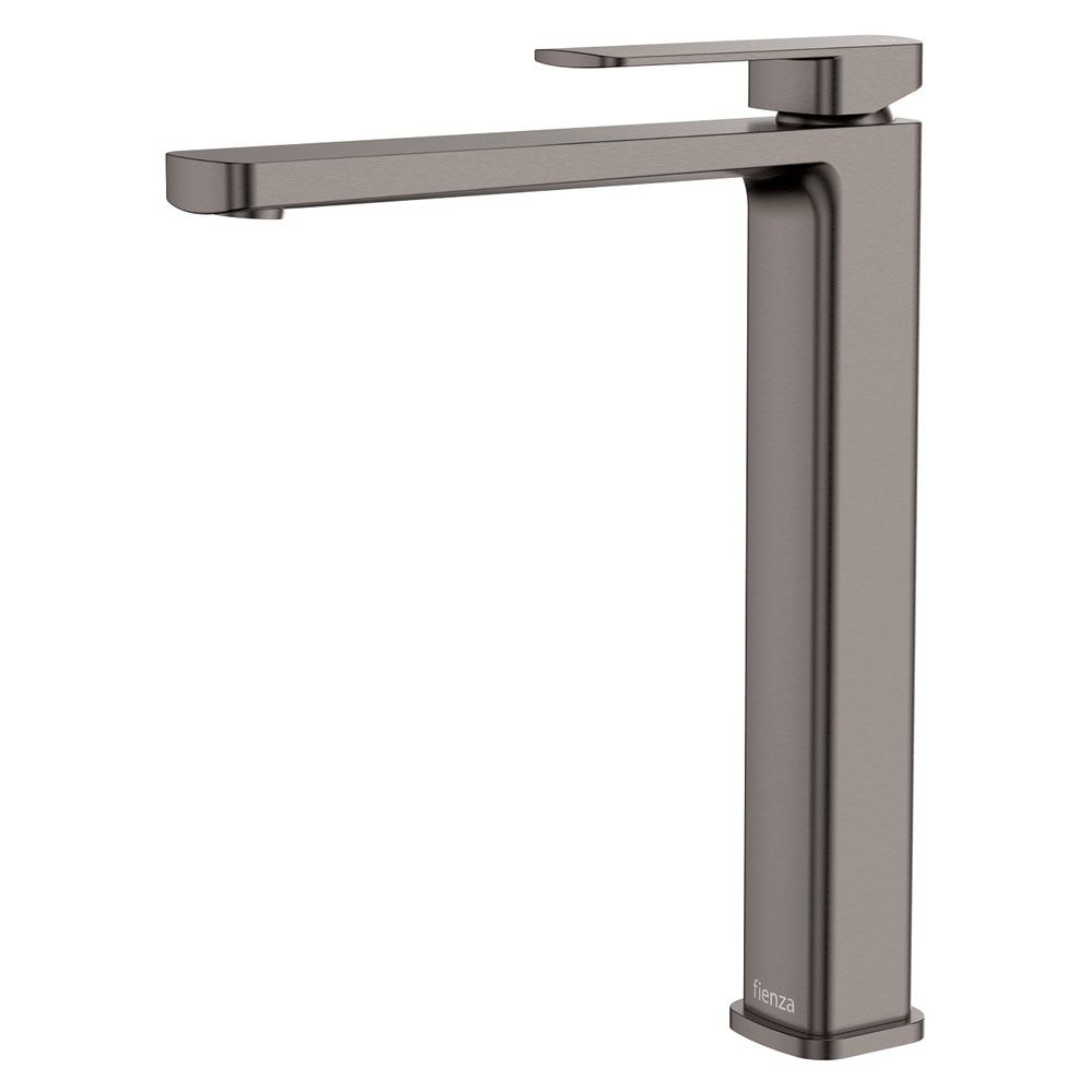 Tono Tall Basin Mixer, Gun Metal by Fienza