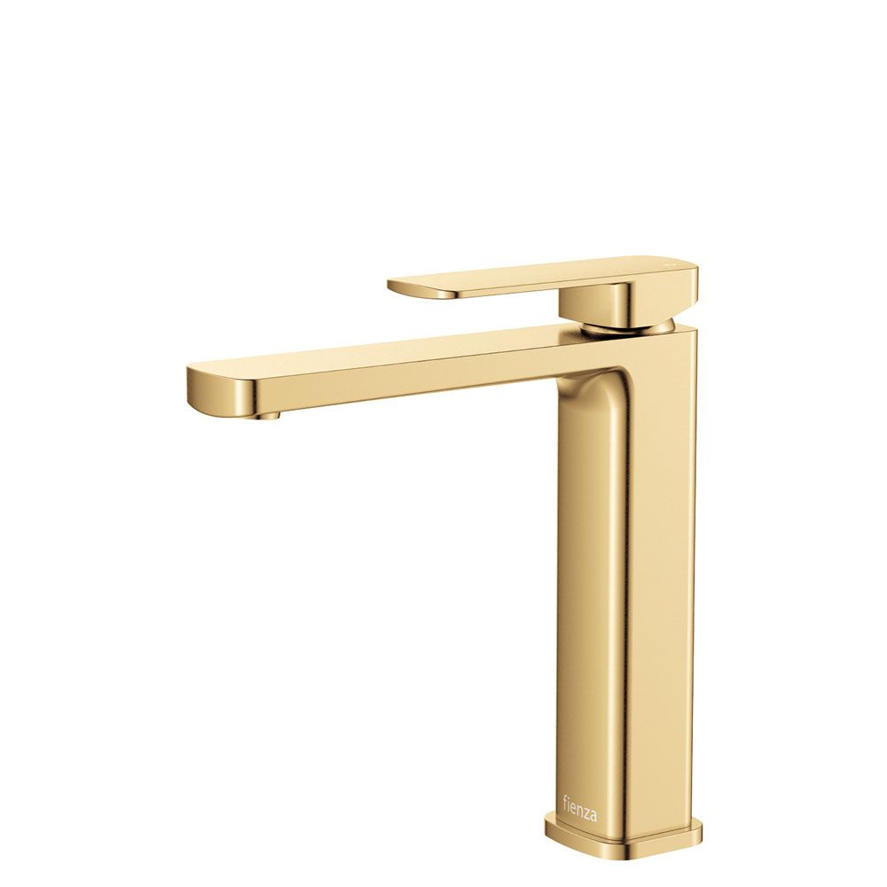 Tono Medium Basin Mixer, Urban Brass by Fienza